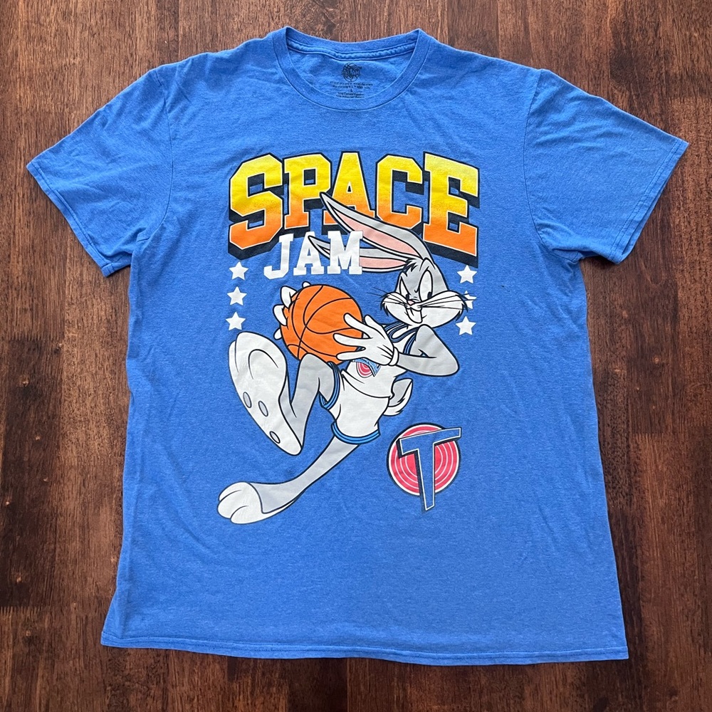 Space Jam Tune Squad Bugs Bunny Graphic T-Shirt size large